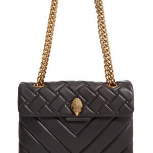 Authentic Kurt Geiger Black Quilted Bag.,Gold Chain. More pictures upon request🖤